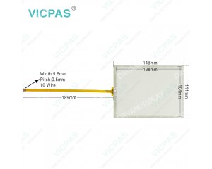 2711P-T7C22A9P Touch Glass