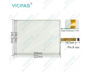 2711P-RDT15C Touch Glass