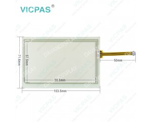 2711R-T4T Touch Glass