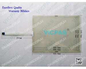 T150S-5RB004N-0A18R0-200FH Touch Glass